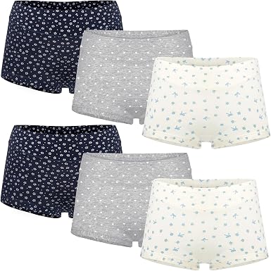 Unterhosen Mädchen Boxershorts 6er Pack Mila