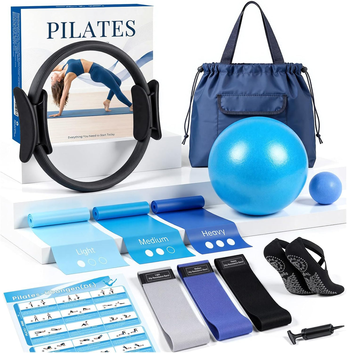 FunnyBill Pilates-Ring-Set Perseus