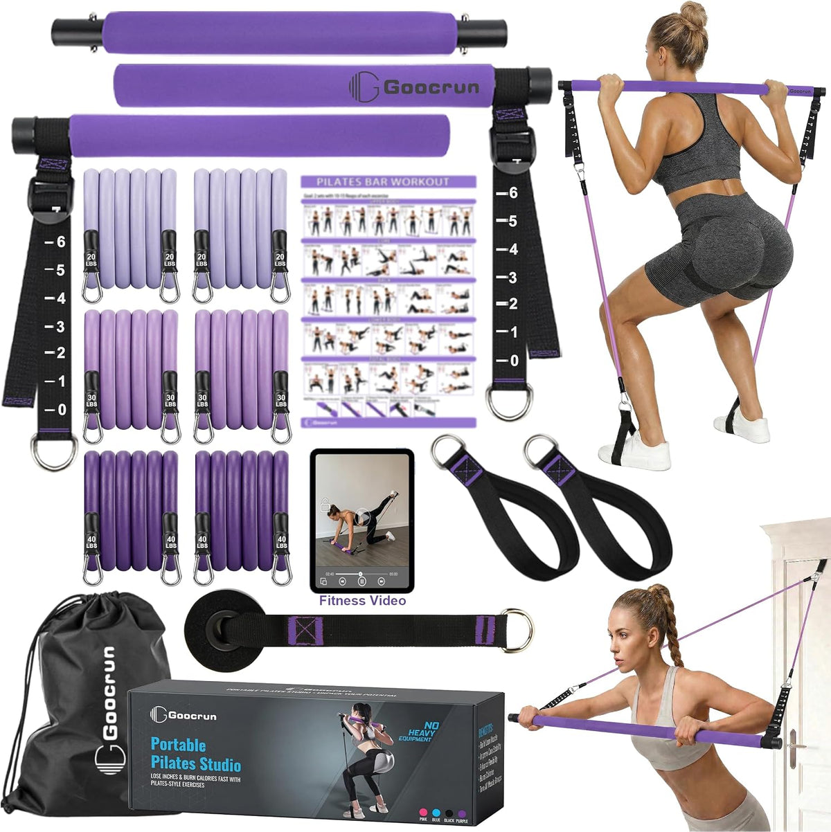 Goocrun Tragbares Pilates Philomena