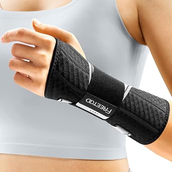 FREETOO Handgelenk Bandagen mit Handgelenkschiene Linke Hand Sal