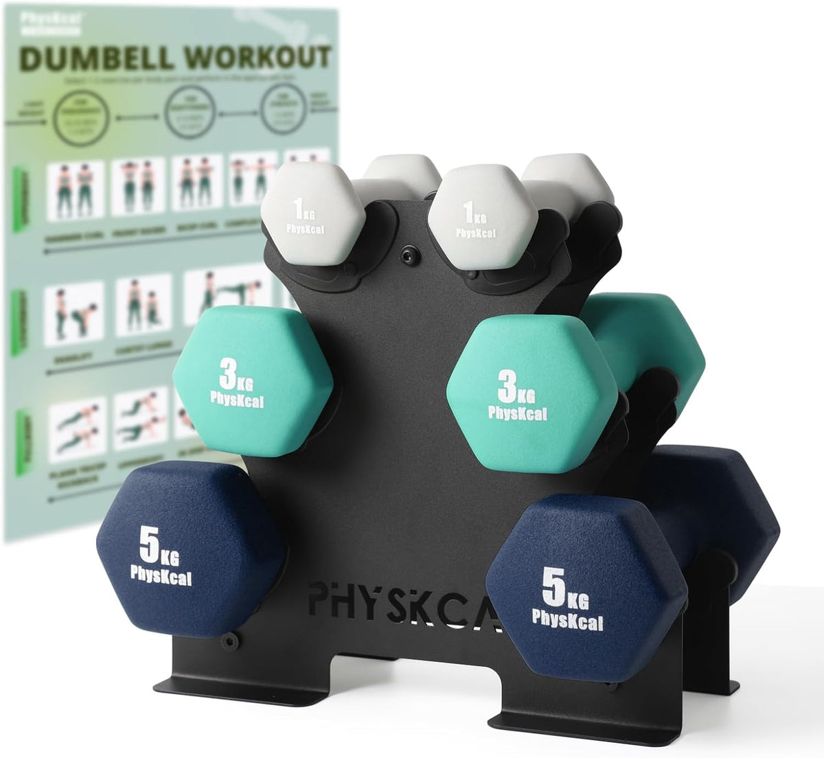 PhysKcal Neopren Kurzhantel Set Kyrie