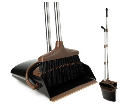 Ausziehbarem Besen und Kehrschaufel Set Choco