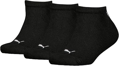 PUMA Unisex Kinder Sneaker Socken (3er Pack) Cora