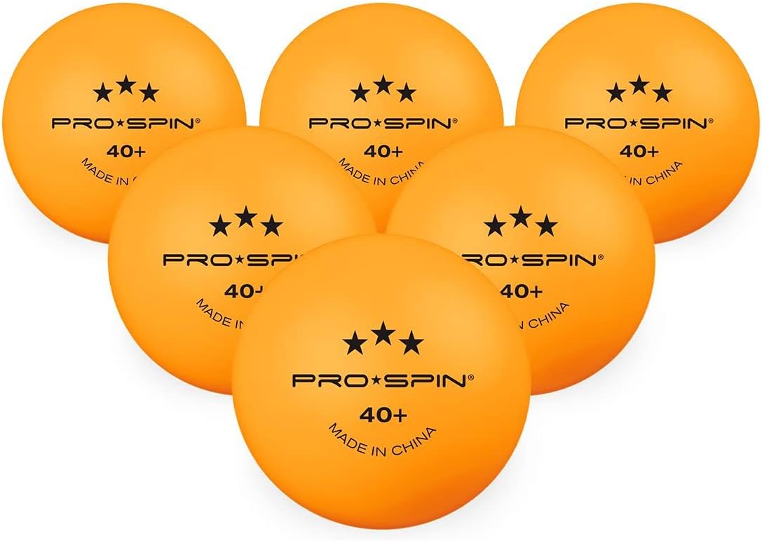 RO-SPIN Tischtennisbälle – 3-Sterne ITTF-zugelassene Premium Tischtennisbälle Bani
