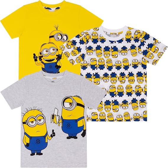 MINIONS T-Shirt 3er-Pack Elijah