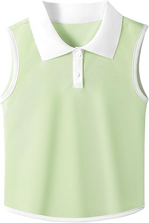 Mädchen Ärmelloses Poloshirt Genevieve