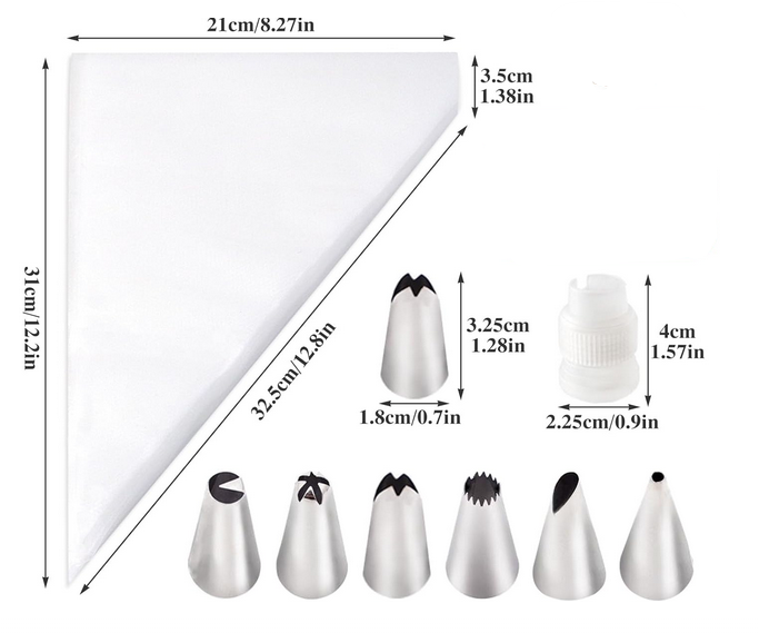 Spritzbeutel Set zum Backen