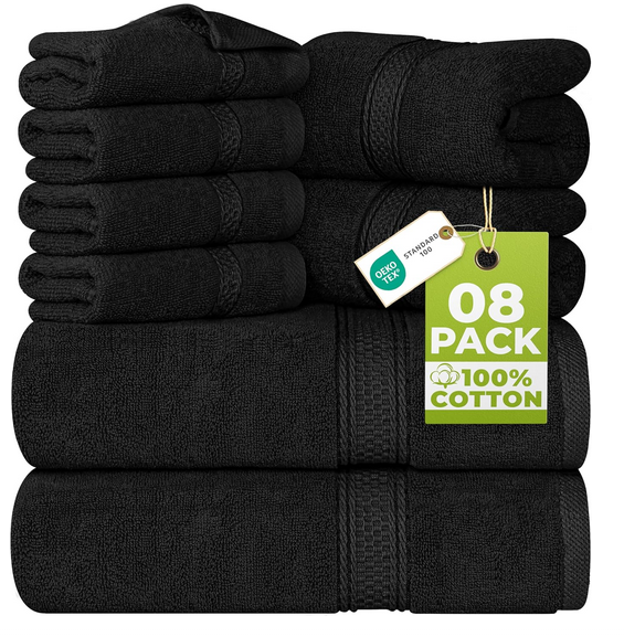 Handtücher, Badetücher und Waschlappen Aaron 8er Set
