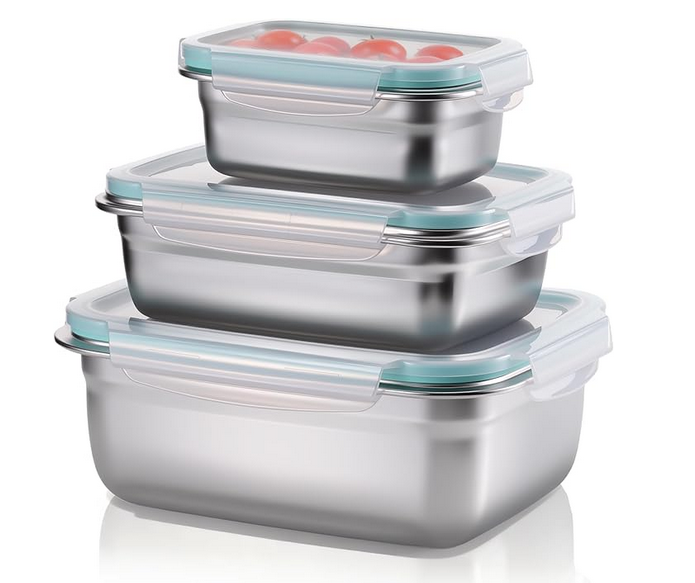 Tupperware Edelstahl 3er Set