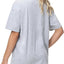 Basic Baumwolle T-Shirt Damen Dakota