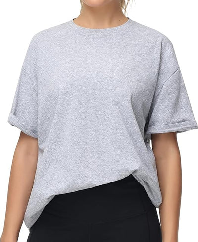 Basic Baumwolle T-Shirt Damen Dakota