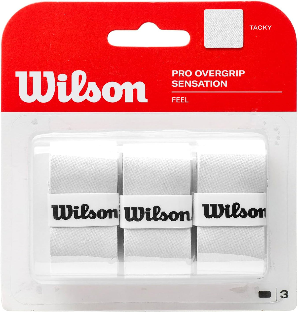 Wilson Griffband, Pro Overgrip Sensation 3 Stück