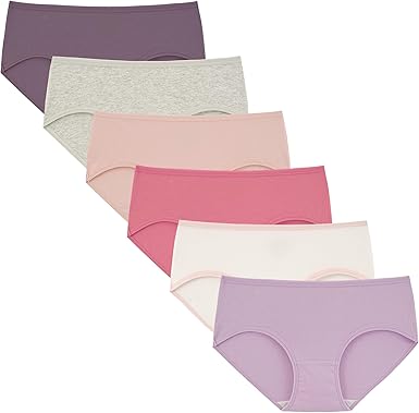 INNERSY Unterhosen Mädchen Hipster Panties 6er Pack Everly