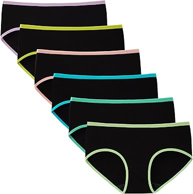 INNERSY Unterhosen Mädchen Hipster Panties 6er Pack Willow