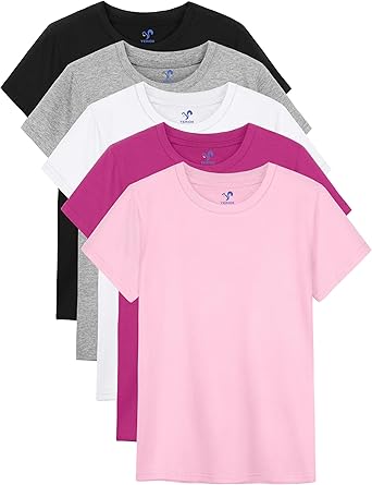 5er Pack T-Shirts Mädchen Joan