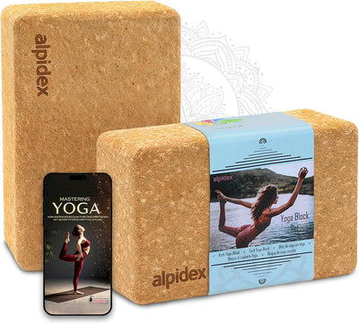ALPIDEX Yogablock 2er Yael