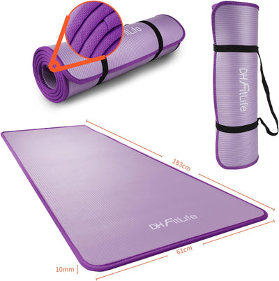 DH FitLife Fitnessmatte Sportmatte Bee