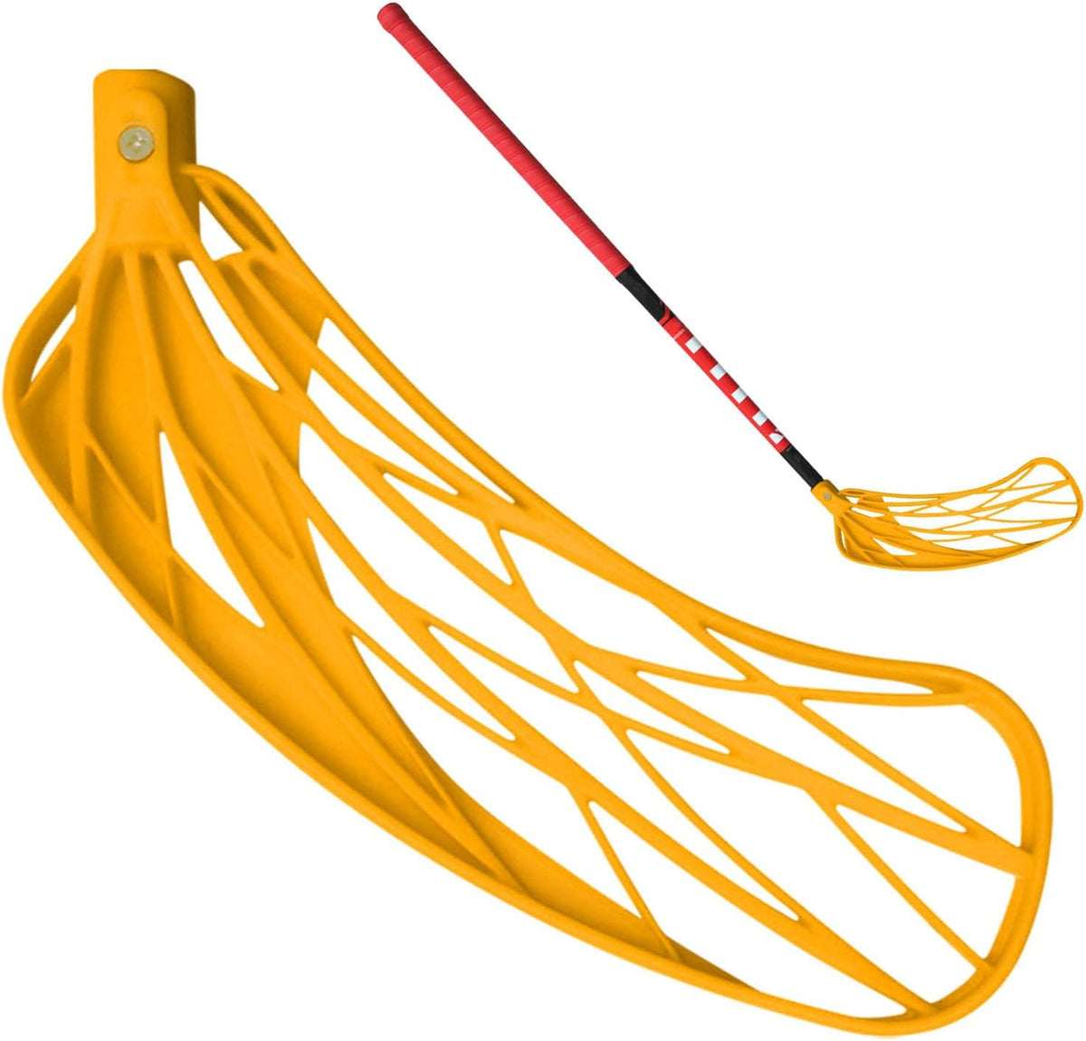 Weicher Unihockey-Schlägerkopf – 71 G Gebogener Schläger Für Die Rechte Uzziah