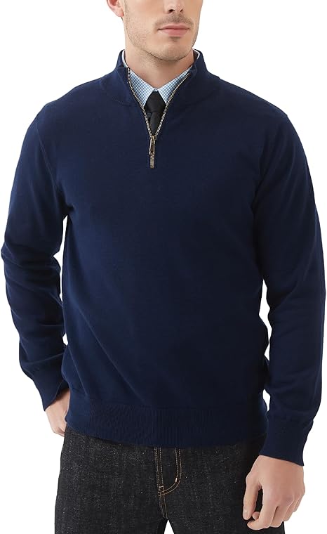 100% Baumwolle Quarter Zip Pullover Dominic