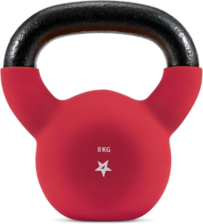 Yes4All 2-20 kg Cast Iron Kettlebell with Neoprene Coating Karla