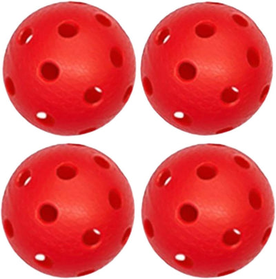 4 Stück Floorball Bälle Unihockey Bälle Raiden