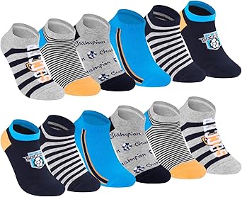 Cirorld Kinder Sneaker Socken Jungen, 6 Paar Cassian