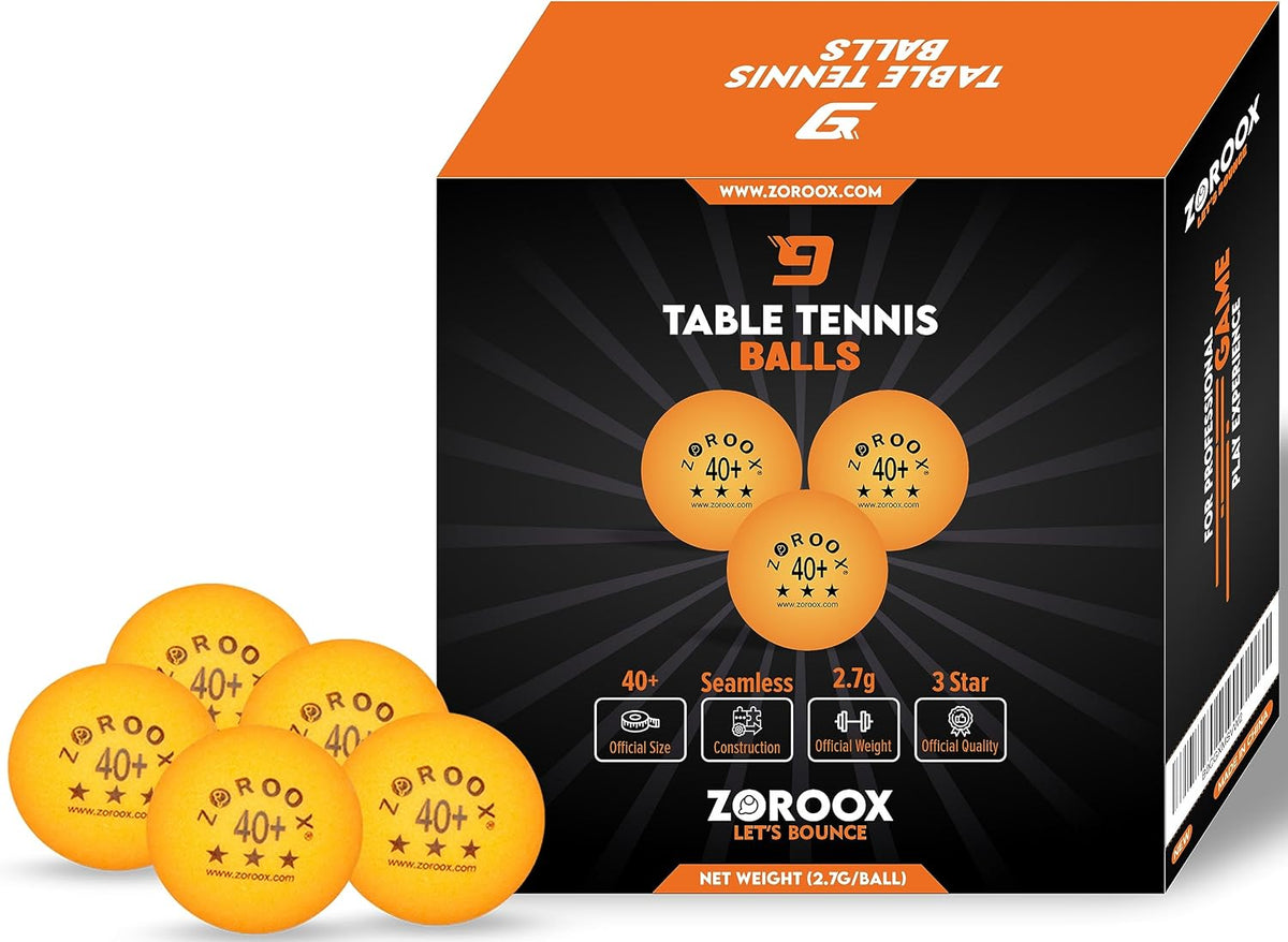 Tischtennisbälle - Orange 3-Sterne 40+ Bin