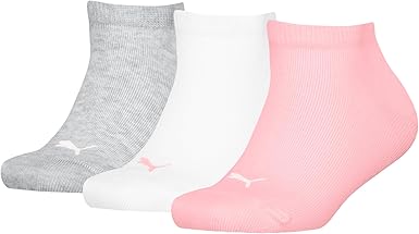 PUMA Unisex Kinder Sneaker Socken (3er Pack) Ella