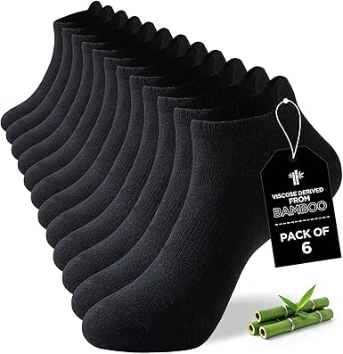 Bambus Sneaker Socken Herren 6 Paar David