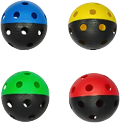4 Stück Floorball Bälle Unihockey Bälle Roman