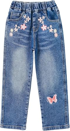 Mädchen Jeans Bestickt Grace