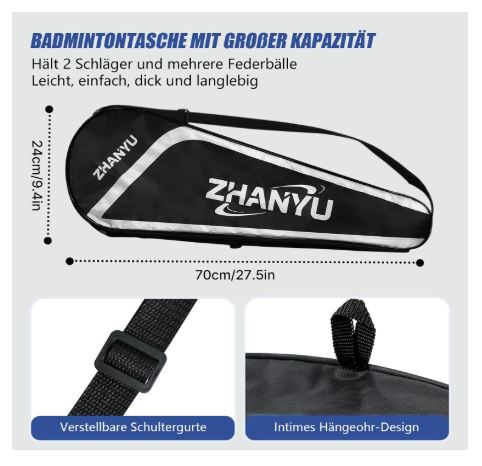 ZHANYU Badminton Tasche Brooks