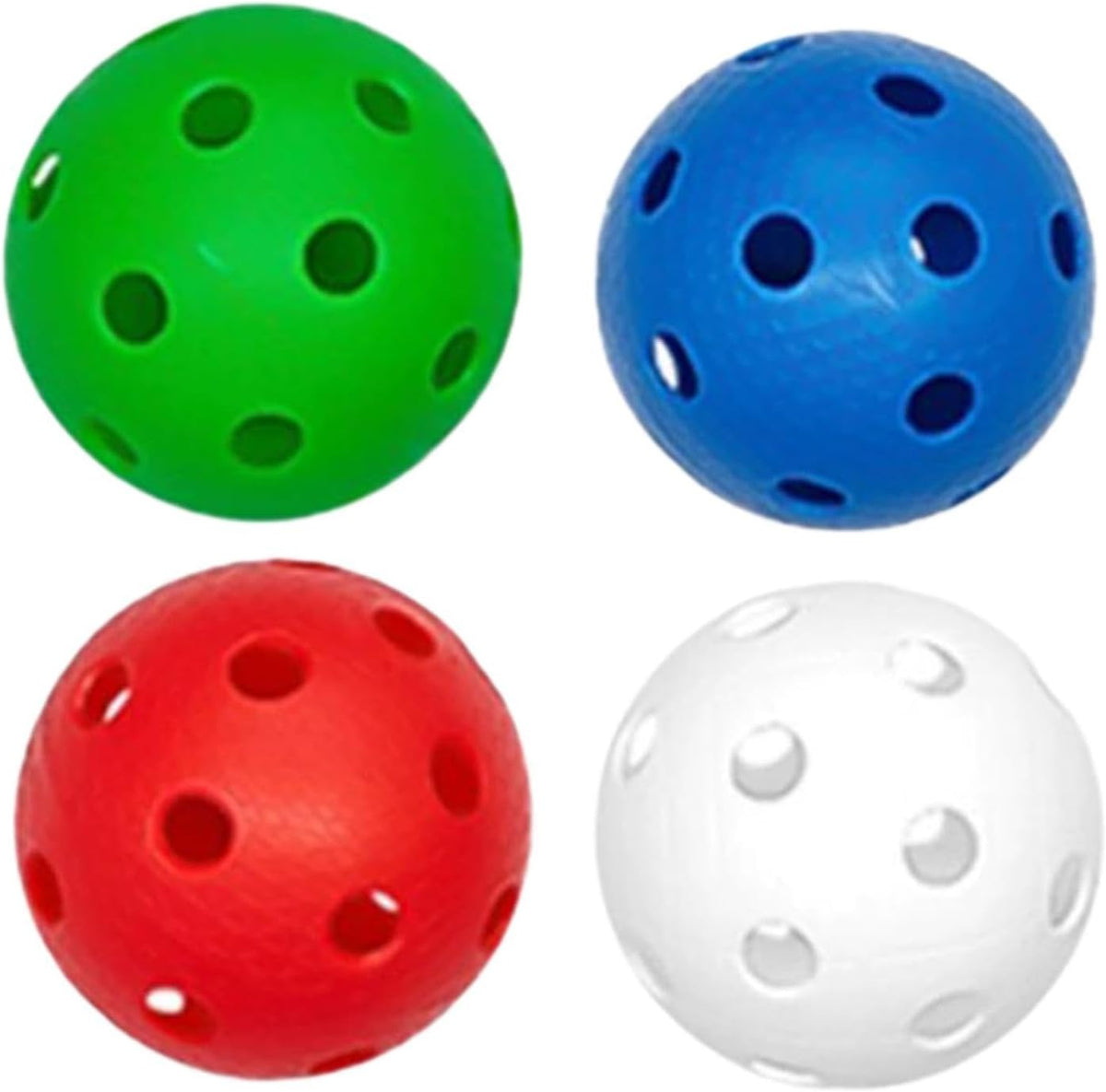 4 Stück Floorball Bälle Unihockey Bälle Ryker