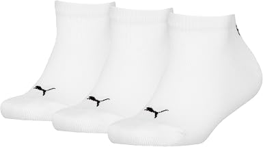 PUMA Unisex Kinder Sneaker Socken (3er Pack) Nina