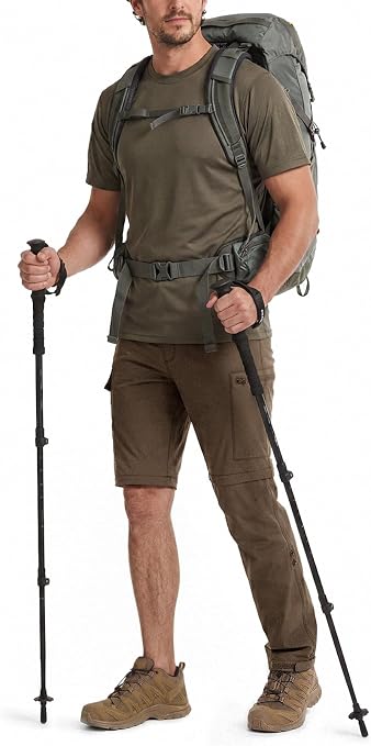 Herren Zip Off Wanderhose 3-in-1 Trekkinghose Erwin