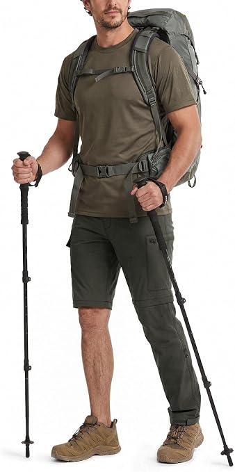 Herren Zip Off Wanderhose 3-in-1 Trekkinghose Levi