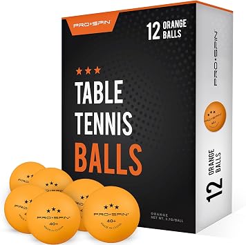 RO-SPIN Tischtennisbälle – 3-Sterne ITTF-zugelassene Premium Tischtennisbälle Bani