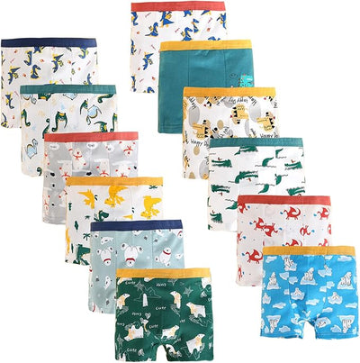JackLoveBriefs Jungen Boxershorts 12er Pack Donnie