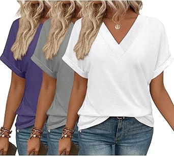 3er-Pack T-Shirts Damen Diane