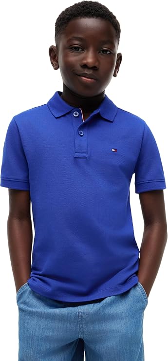 Tommy Hilfiger Jungen Contrast Collar Rugby Polo Matthew