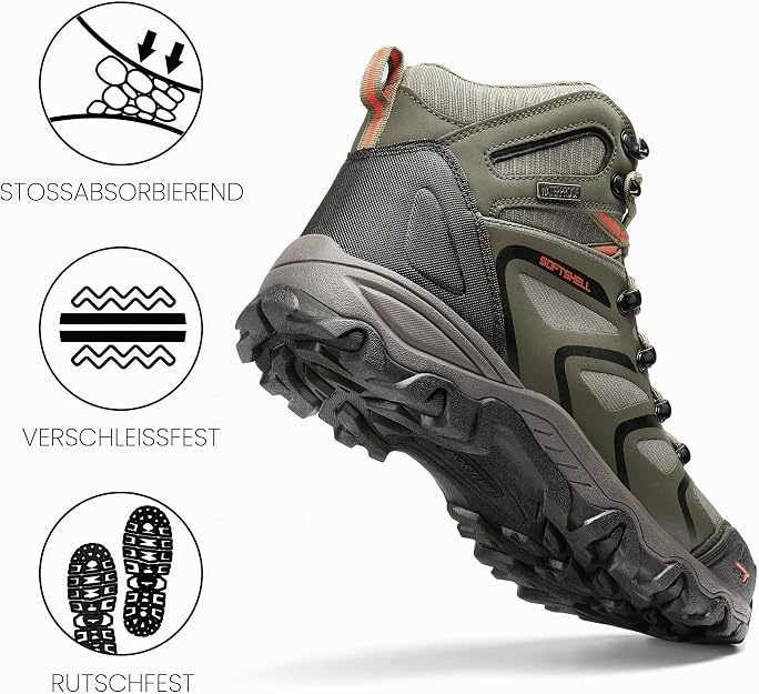 NORTIV 8 Herren Wanderschuhe Yoel