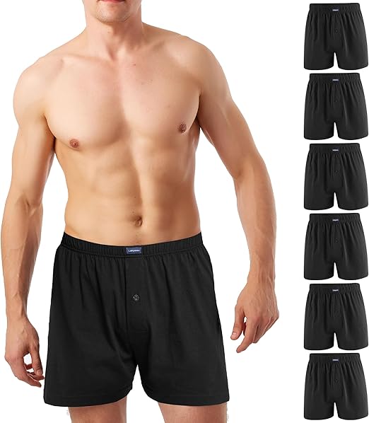 100% Baumwolle Boxershorts Herren 6er Pack Brett
