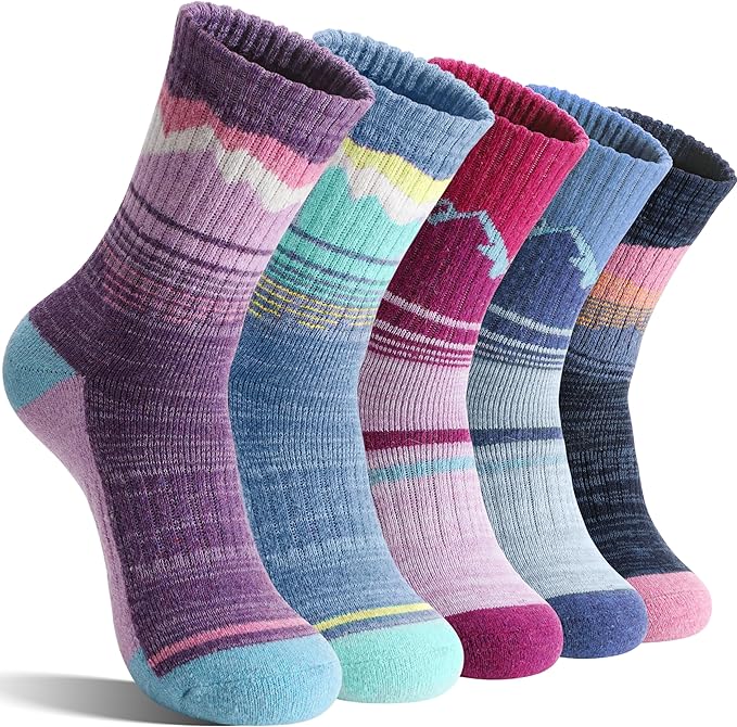 Wandersocken für Damen 5 Paar Fern
