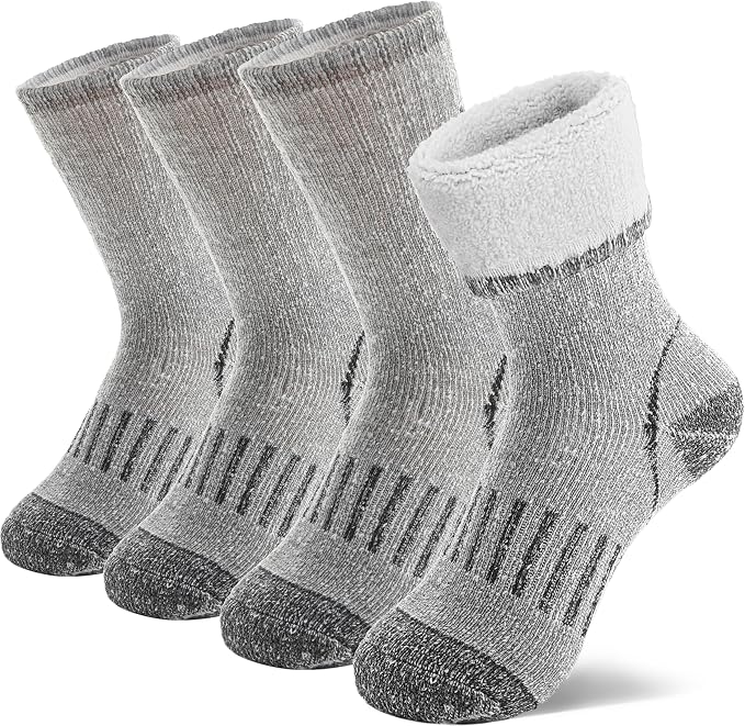 MOSEY KOSY 4 Paar Knaben Wandersocken Luca