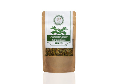 Bio Kräuter Paket mit Lorbeer, grüner Basilikum, Chili und ein Grill mix