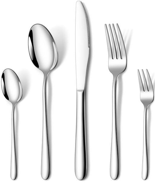Besteckset Edelstahl 30 Teilig