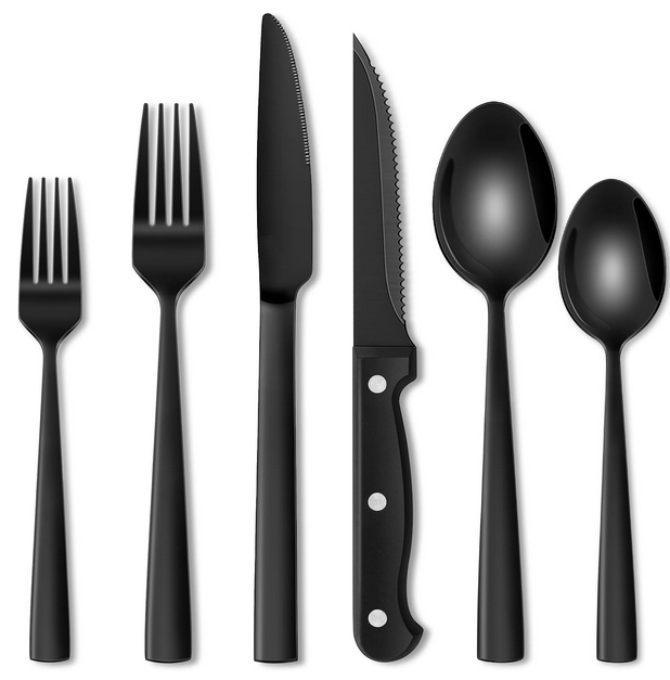 Besteckset Edelstahl 36 Teilig