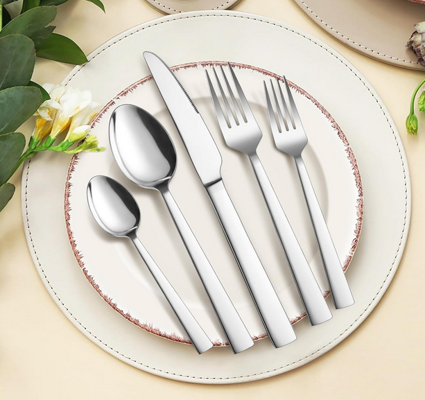 Besteckset Edelstahl 30 Teilig