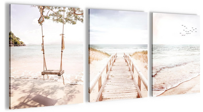 Wandbild 30X40 cm, 3 Bilder Set