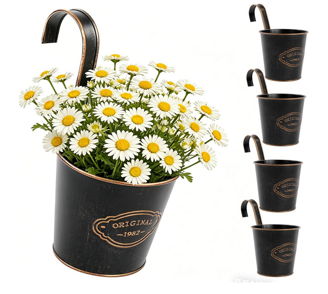 Hängetöpfe Vintage, 4er Set